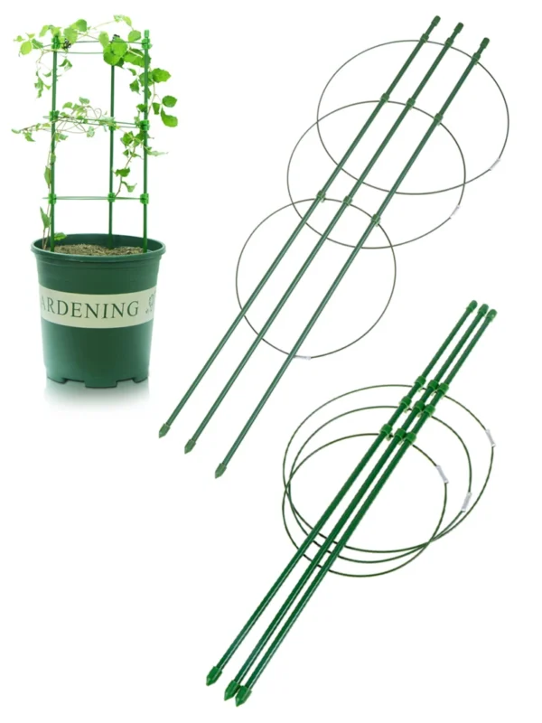 Garden Climber Shelf Flower Rack Climbing Vines Rack Plants Stand Trellises Cucumbers Trellis Roses Vegetables Pot Support Frame